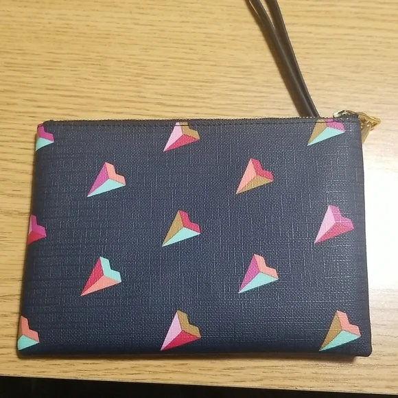 Fossil Wristlet Paper Plane Design In Blue Rare - Picture 4 of 5